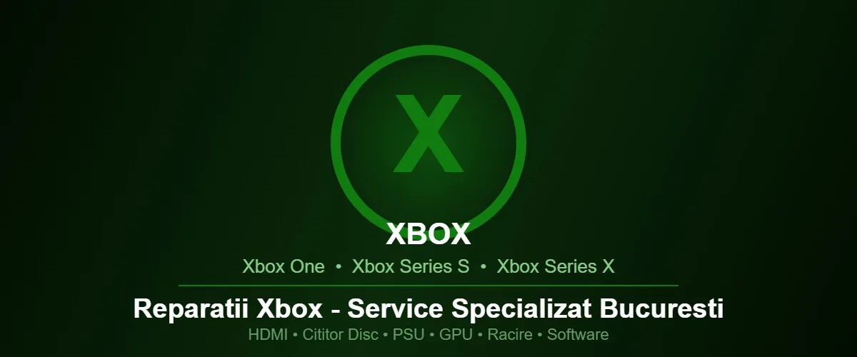 Consolă Xbox pregătită pentru reparație